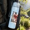 1PC Im Okay Bloody Text Slogan Print 750ml Color Plastic Sports Water Bottle Leakproof Flip Straw Lid Suitable for Sports Office Home Use