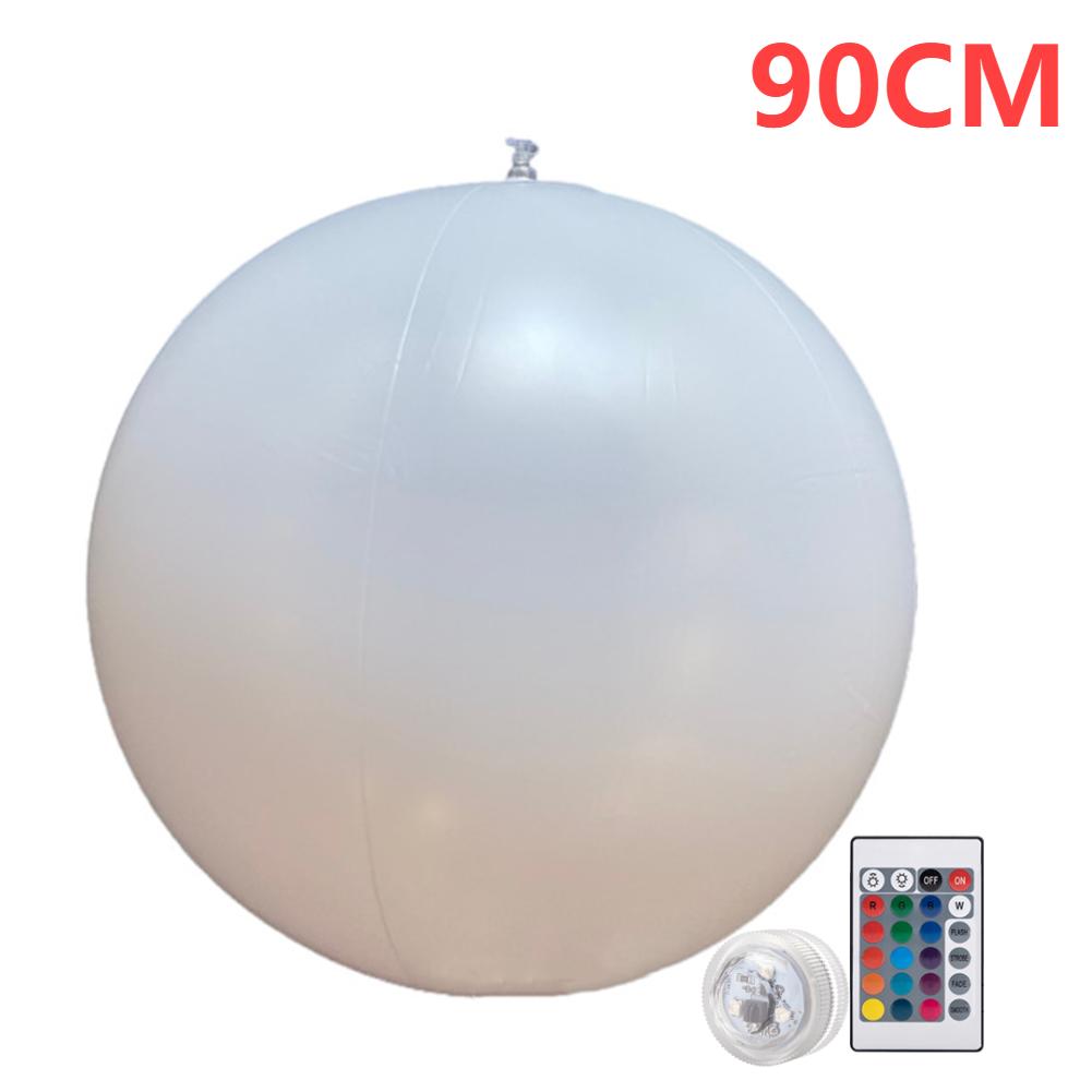 Outdoor LED Garden Ball 16 Colors LED Balloon Remote Control LED Glowing Inflatable Beach Balloon Party Holiday Decor