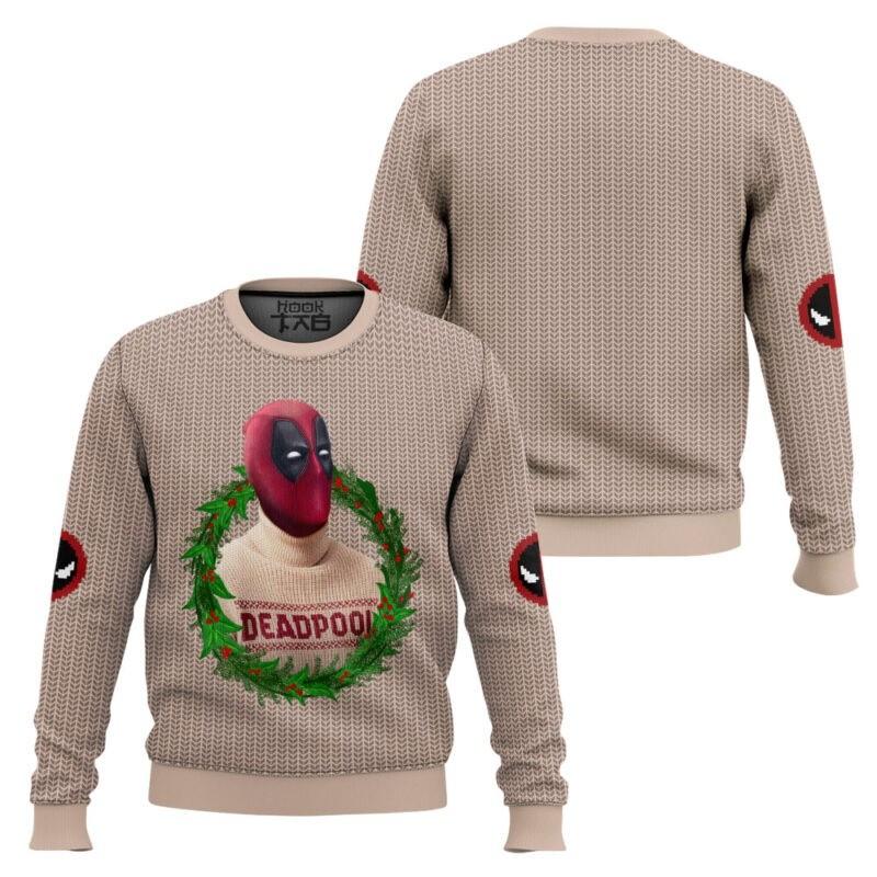 Just Deadpool Ugly Christmas Sweater All Sizes Unisex T-Shirt XXXXL