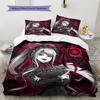 Vampire Schoolgirl  Pattern Bedding Quilt Set  Home Decoration  Gift (1 * duvet cover + 2 * pillowcase  without core)