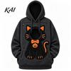 Cozy Fleece Pet Pocket Unisex Pouch Christmas Hoodie, Cute Dog Cat Carrier Hooded Sweatshirt with Small Holder Top Graphic, Lined Animal Pullover