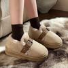 Men's Cotton Slippers Autumn and Winter Bags and Indoor Home Thick-soled Non-slip Velvet Thermal Cotton Shoes Can Be Worn by Female Couples