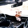 Mini cap Car Pendant Cow pattern Cute Rearview Mirror Pendant Interior Decoration Lightweight Cowboy Hat Car Decoration