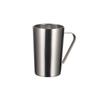 304 stainless steel thermal insulation double-layer beer cup multi-specification sanding slope conical water cup with handle gift