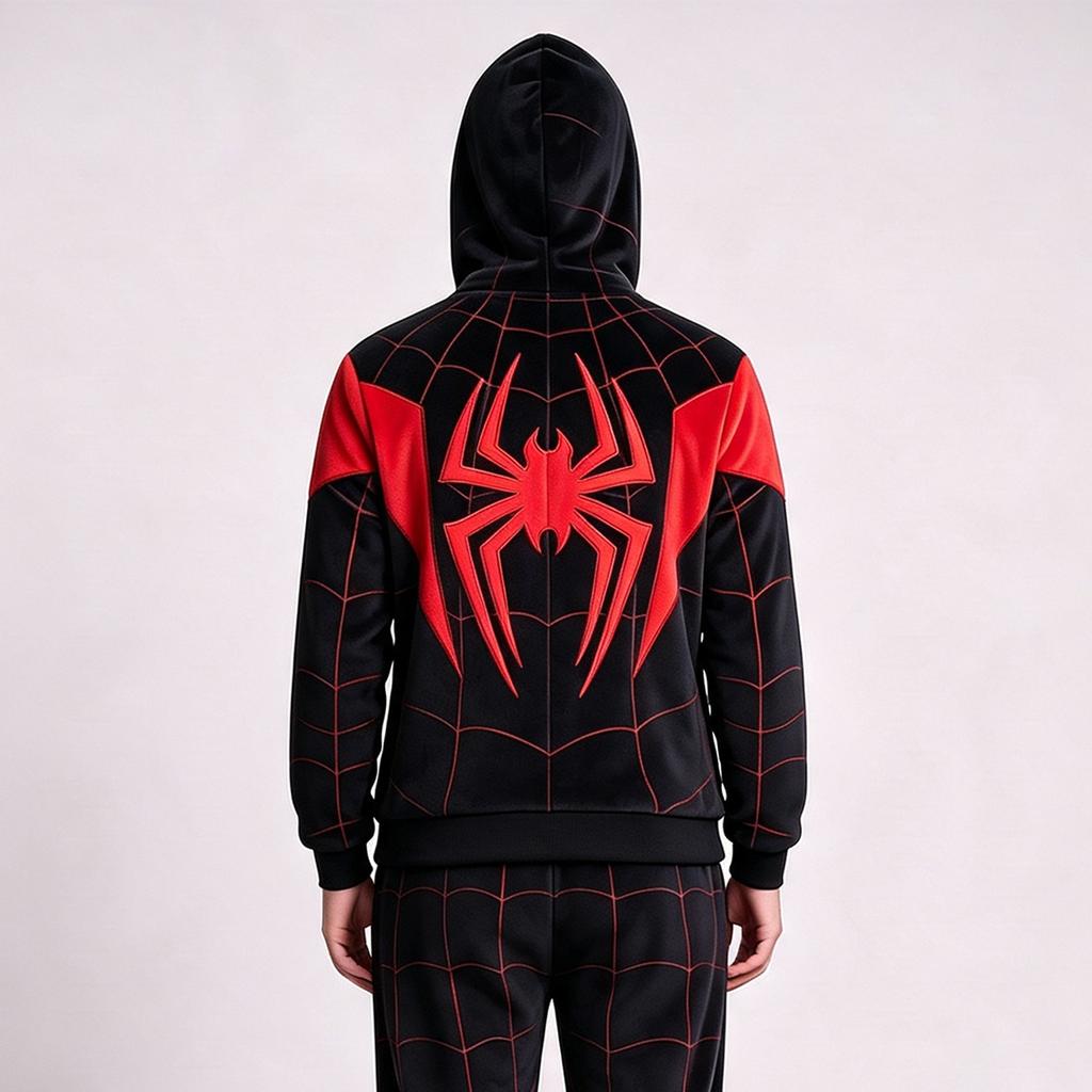 Halloween Printed Long Sleeve Zip-Up Hoodie for Casual Wear