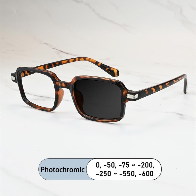 New Vintage Brand Design Square Narrow Men Frame Myopia Glasses Prescription Nearsight Anti Blue Light Women Near Sight Eyewear