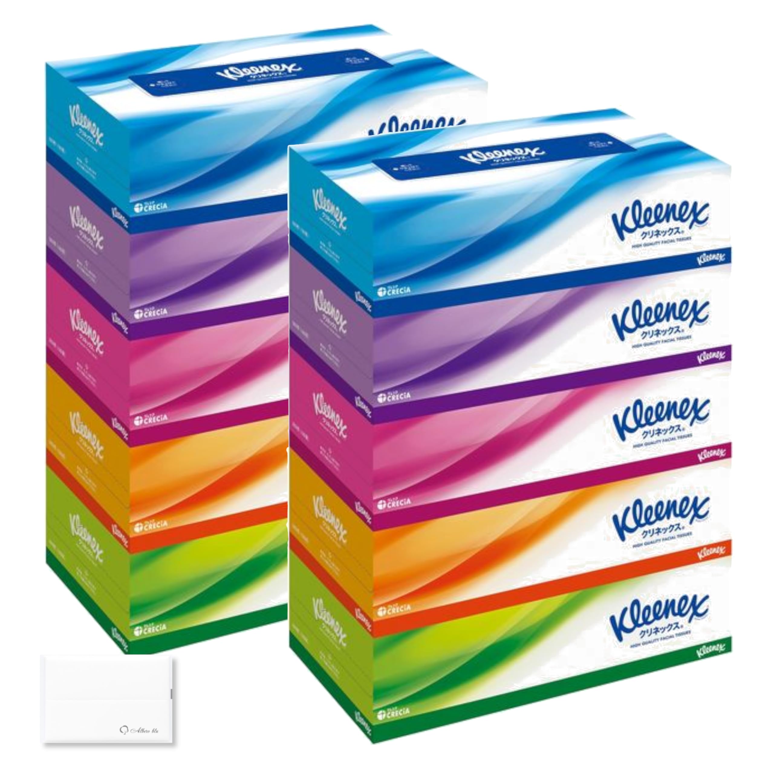 

Салфетки Kleenex количество x 5 коробок x 2 Бумажные салфетки KLEENEX в коробке с оригинальной салфеткой (180 комплектов)