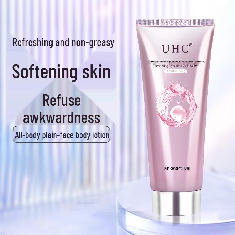 UHC Radiant Hydrating Concealing Cream: Natural, Brightening, Bare-Face Lotion for Women & Men.