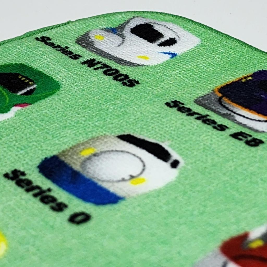 Mini Towel 16 X 16 Featuring Shinkansen Bullet Perfect for and Includes Designs of Doctor and Ideal for Kindergarten "Shinkansen 3-Piece Set" Cm,