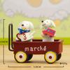 Cartoon Resin, Two Little Dogs On A Stroller, Micro-landscape Gardening, Flower Arrangement Props, Shooting Dolls, Table Decorations