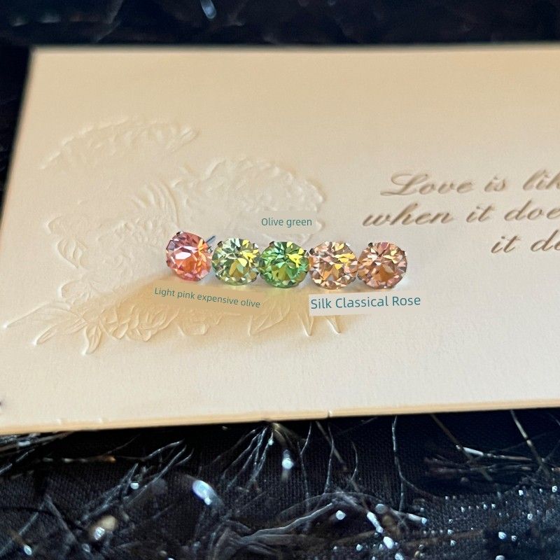 

5mm Shijia Huazi Medical Titanium Alloy Ear Studs (Pin) 1 5mm silk medical titanium alloy earrings