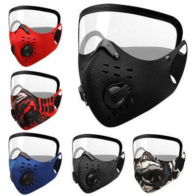New Cycling Face Mask Anti-Haze Dust-Proof Wind-Proof And Warm Bicycle Mask With Air Valve And Cycling Goggles