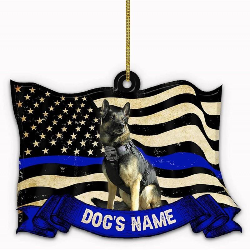 

Acrylic Eyecatching Police Eagle Car Pendant Vintage Thin Blue Line Decor Car 1