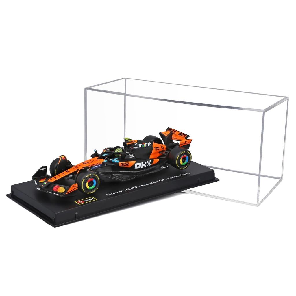 Bburago 2025 Model Signature Series F1 McLaren Team MCL39 Lando Norris Australian GP Race Sports Car Miniature Diecast Car Finished Product 1/43 #4 /
