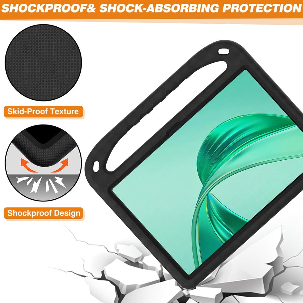 Honor Pad X8A 2024 11 tum NDL-W09 Fodral EVA Bärbart Stöttåligt Barnsäkert Handtag Ställ Surfplatta Skydd