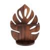 Decorative Wooden Monstera Shelf Rustic Photo Frame Storage Rack Wood Display Shelf  Office