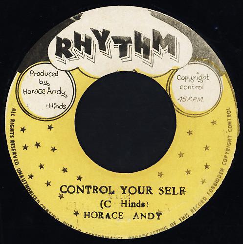 

7-дюймовая пластинка HORACE ANDY Control Your Self NONE Rhythm 1978 Ямайка Регги Ска Даб Б/у