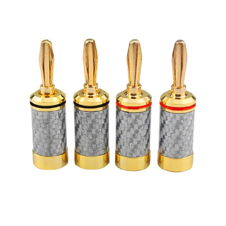 

4PCS Auditory Banana Plugs For Superior Sound Experience For Audiophiles Home And Studio Setting 1