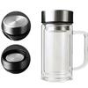 Maisanweng 380ml High Borosilicate Glass Office Mug