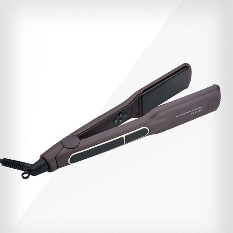 Hair Straightener Keratin Treatment Floating Wide Plate Ceramic Flat Iron Dual Voltage Hair Curling Iron Salon Styler