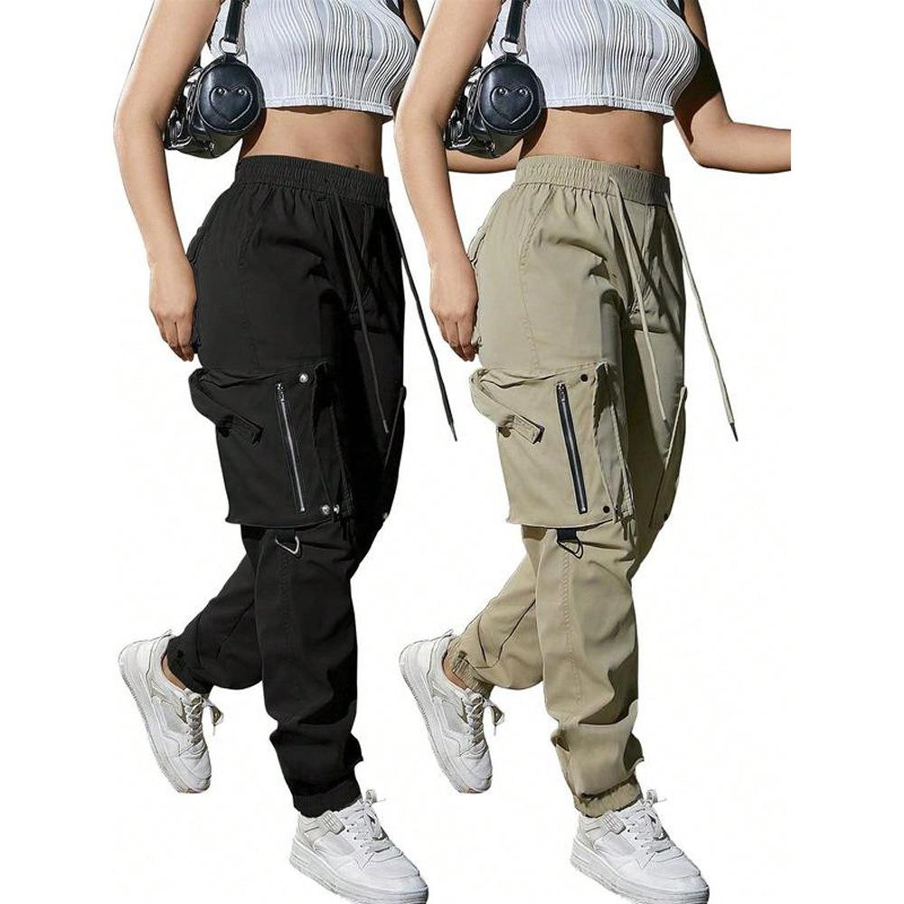 Trendy Brand Tooling Casual Pants Women's New Loose Multi-pocket Outdoor Long Pants