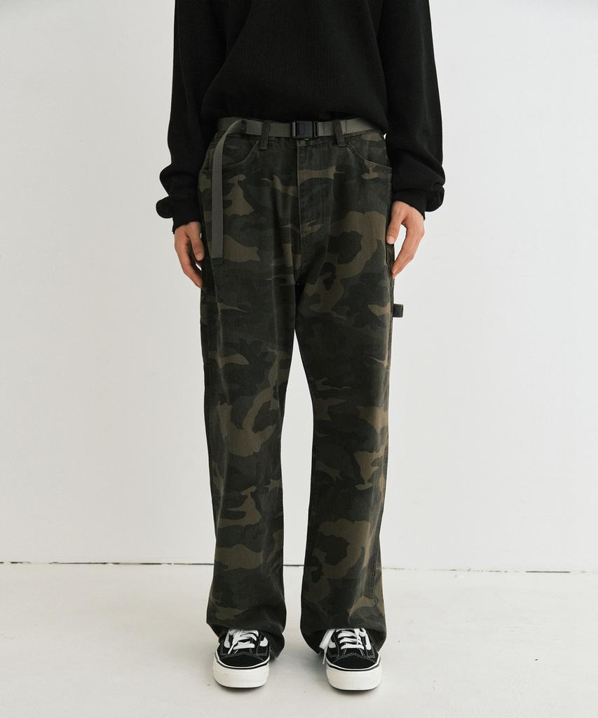 ENDOOR Washed Duck Double Pants (Camouflage)