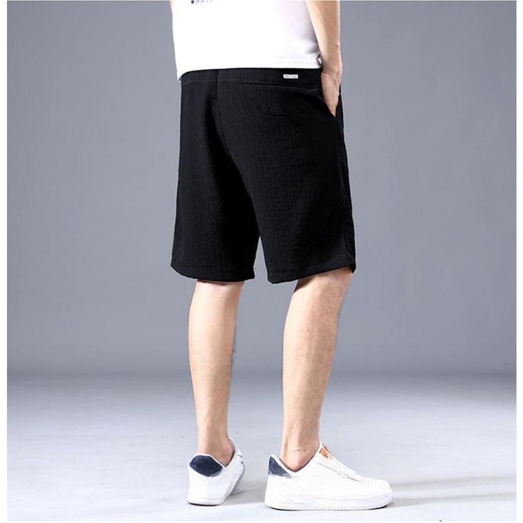 Ice Silk Short Pants for Men, Casual Shorts for Men, Trendy Men for Outdoor Wear, Loose Five Quarter Summer Style, Big Shorts