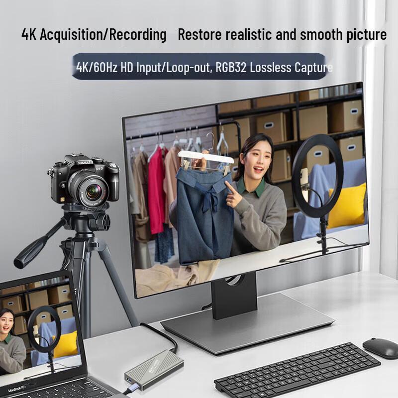 Lingxida 4K HDMI Video Capture Card with Loop-Out (CN version)