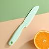 Non-slip Plastic Kitchen Knife for Cutting Fruits, Knife Set for Chopping Vegetables, Chopping Board, and Baby Food Set.