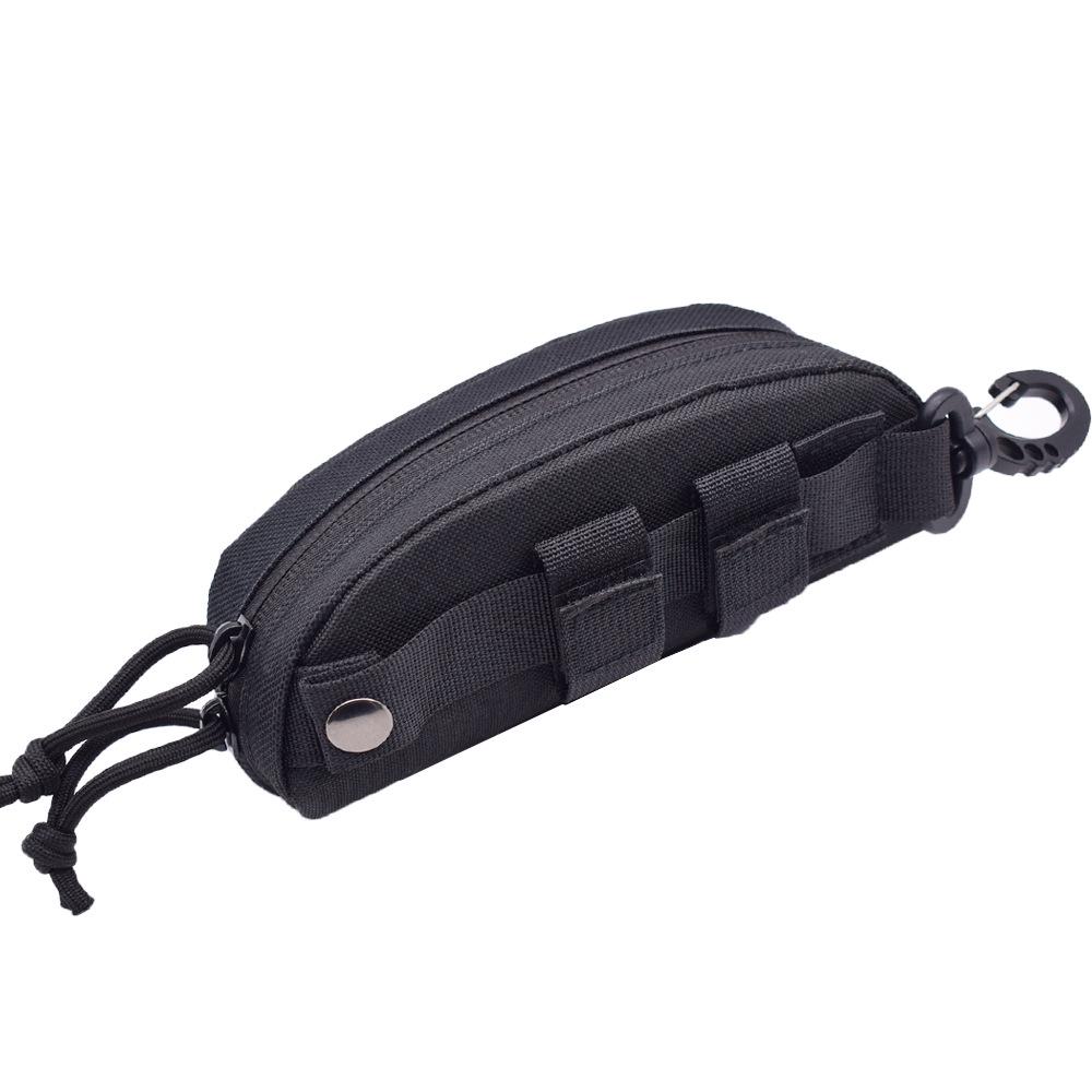 Tactical Outdoor Hard Shell Sunglasses Case with Molle System