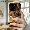Phone Case: 2D Flat Design Suitable for iPhone 18, 17, 16, 15, 14, 13 Pro Film Protective Case, Couple Style, Two Little Ghosts, Christmas and Hallowe