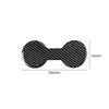 For Ford Mustang Mach-E Carbon Fiber Interior Rear Cupholder Base Cover Trim