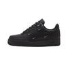 Nike Air Force 1 Slip Resistant Abrasion Resistant Low top Skateboard Shoes Women's Black Pink Silver HQ1180-001(Team74-)