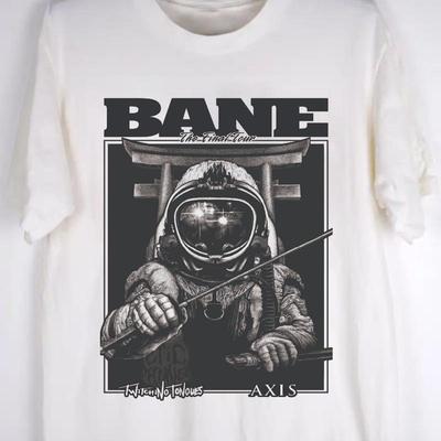 Nouveau Tour de Concert Bane Band Pour Fan Blanc Toutes Tailles T-shirt