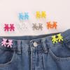 2Pcs Bear-shaped Waistband Alteration Pin for Jeans, Clip, and Waist-cinching Buttons; Women's Brooch for Adjusting and Tightening Large Waistbands