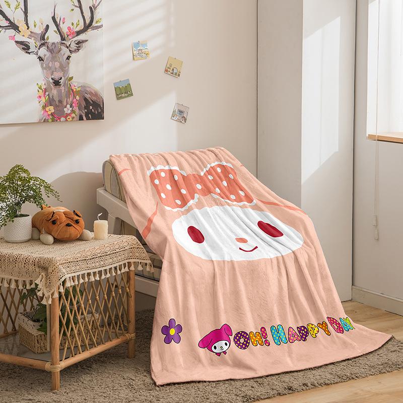 Kulomie Series Flannel Blanket 3D Printed Sofa Blanket Thickened Blanket