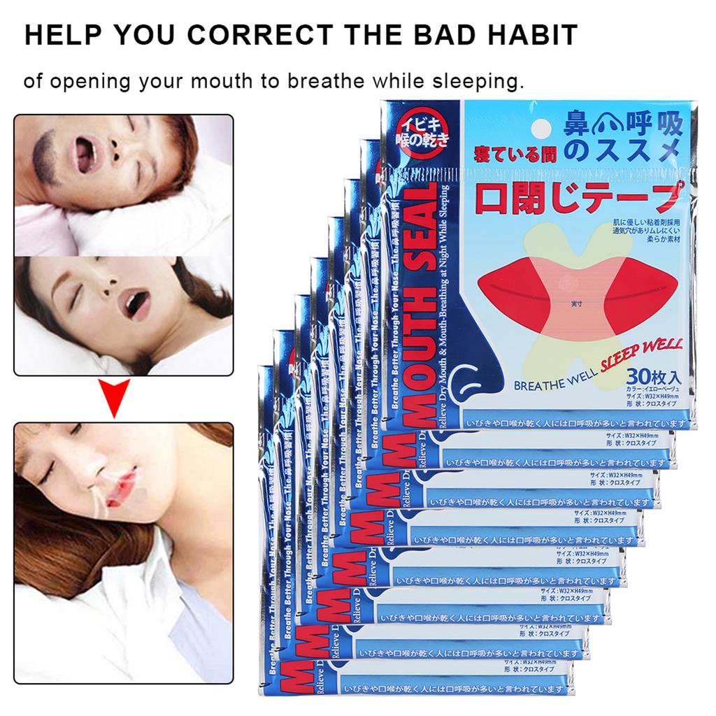 240pcs Anti?Snoring Patch Health?Care Sleeping Nasal Sticker Better Breath Snoring Aid Device