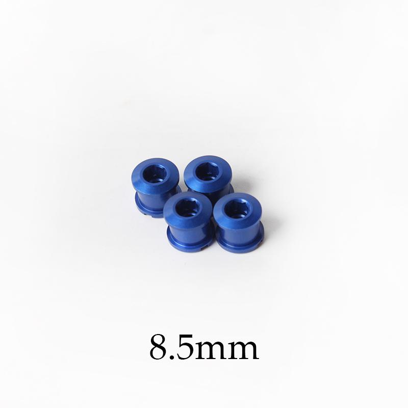 BUCKLOS 6.5/8.5mm Bicycle Chainwheel Screws Road MTB Chainring Bolts Aluminum Alloy Bike Crankset Bolts Accessories