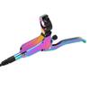 Hydraulic Disc Brake Set Aluminum Alloy 4 Piston Front and Rear Bilateral Hydraulic Brake for Mountain Bike