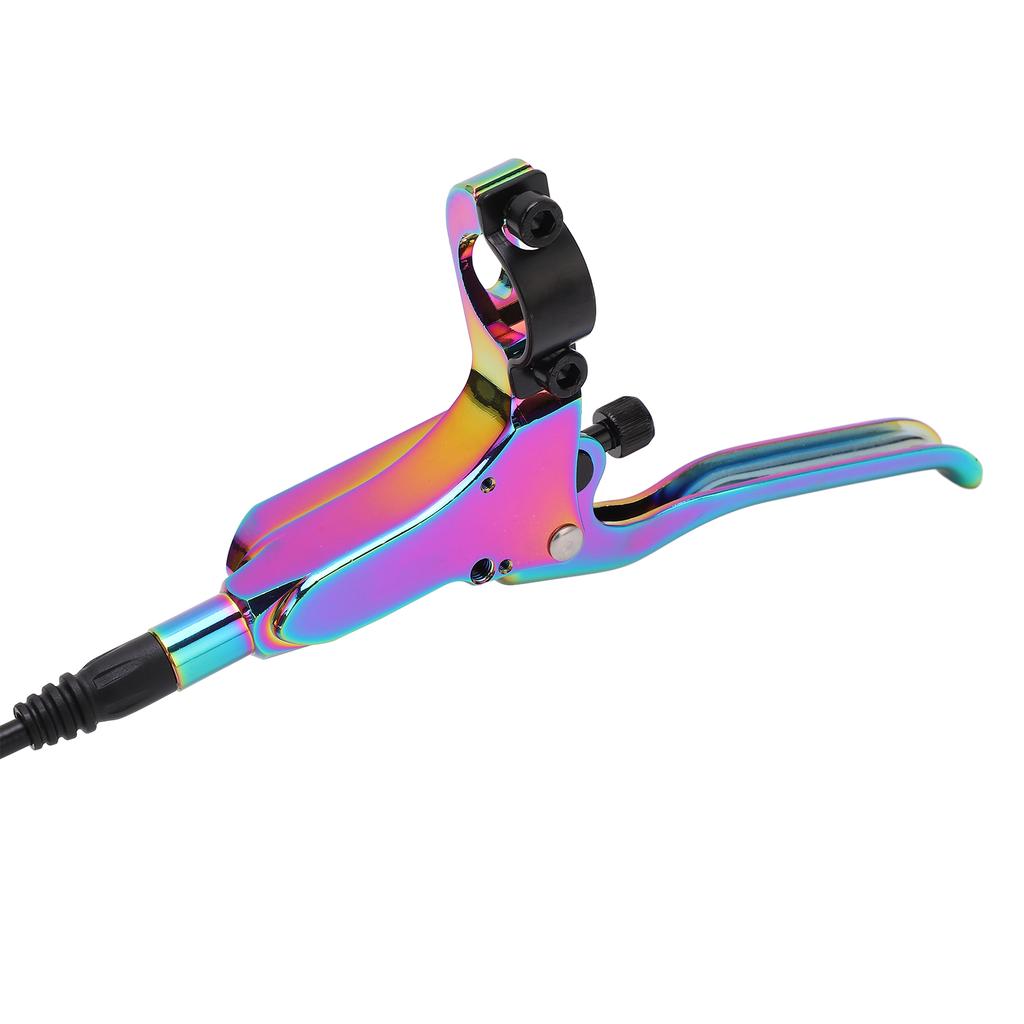 Hydraulic Disc Brake Set Aluminum Alloy 4 Piston Front and Rear Bilateral Hydraulic Brake for Mountain Bike