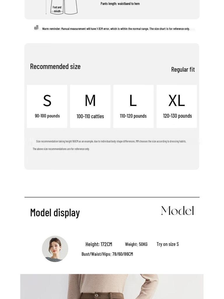 Shandubila Women's High-Waist Flared Trousers