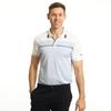 Island Green Mens Color Block Polo Shirt