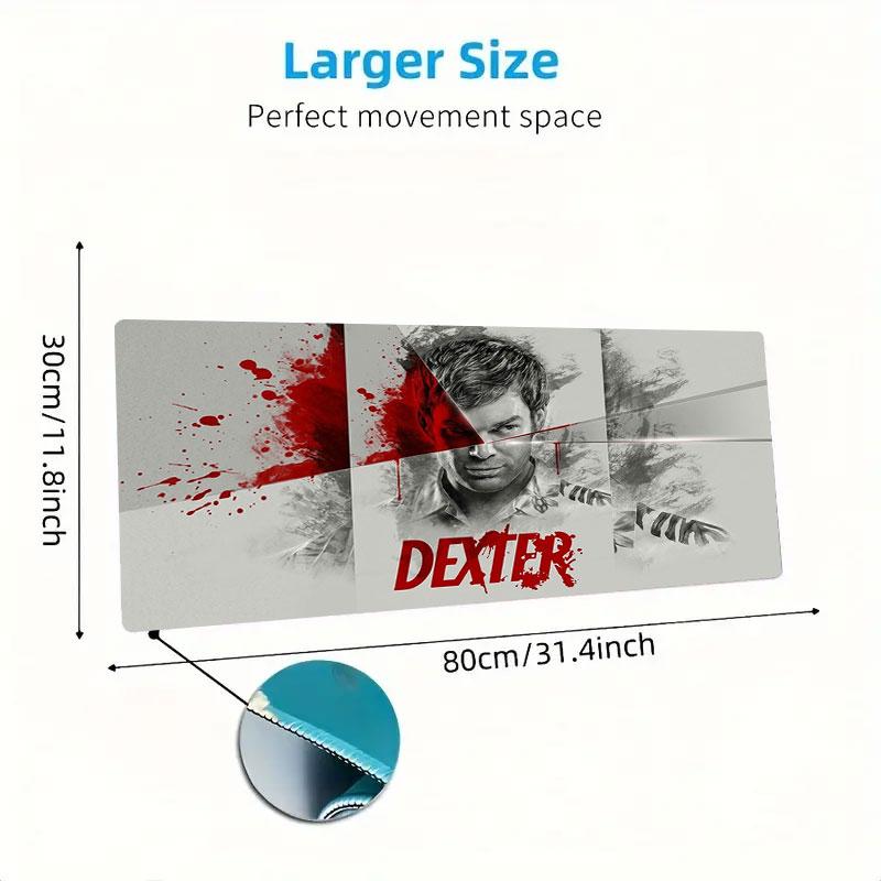 Blood Mystery Large Size Mouse Pad Large Gaming Table Cushion Nonslip Laptop Tablet Big Mousepad Xxl Mat Mini Pc Playmat With Lock Edge