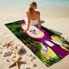 Fairy tale cute cartoon Masha and the Bear beach towel, outdoor camping beach towel for vacation swimming, outdoor pool, absorbent bath towel, H3