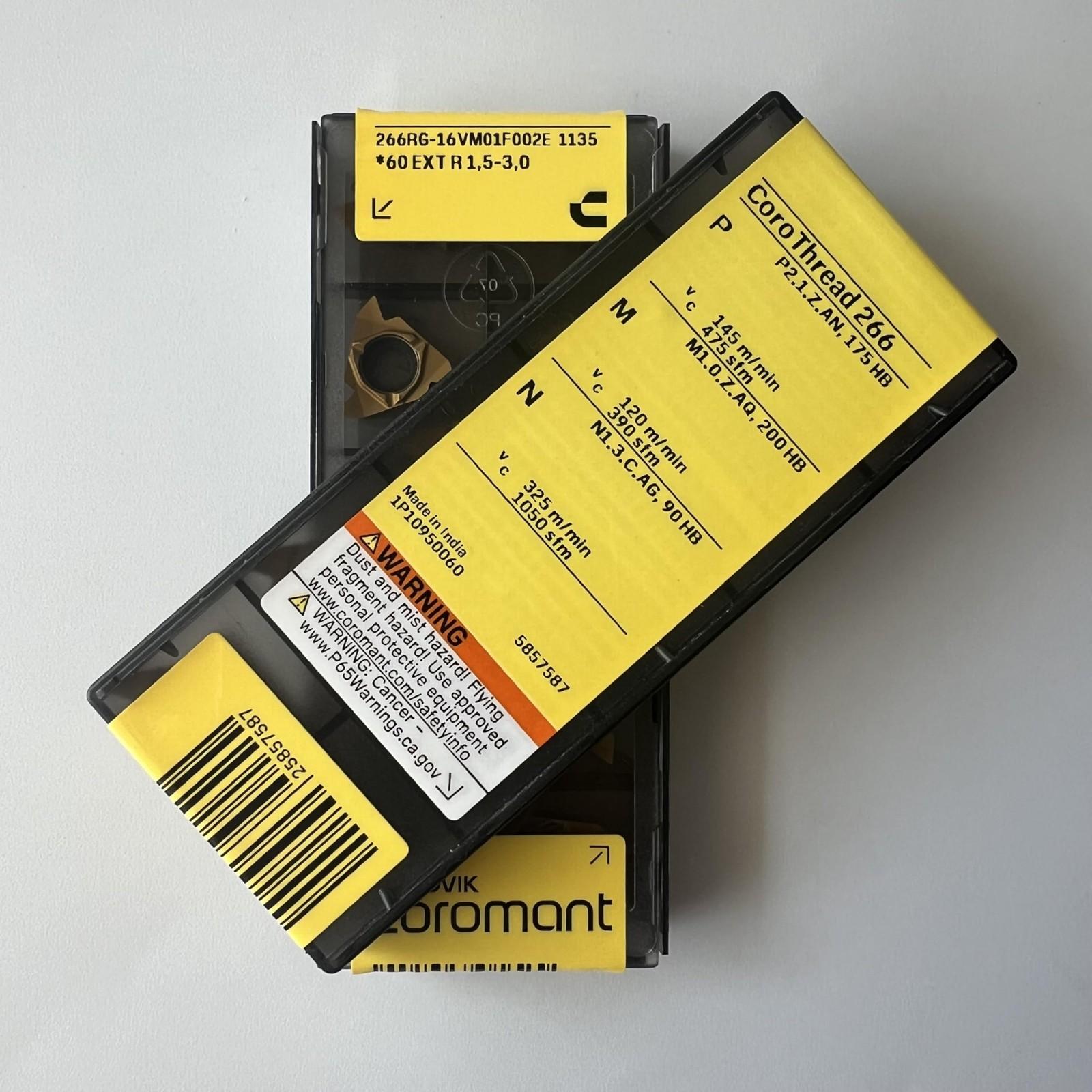 

SANDVIK / 266RG-16VM01F002E 1135 / Original Swedish hard alloy blade 10 Pcs