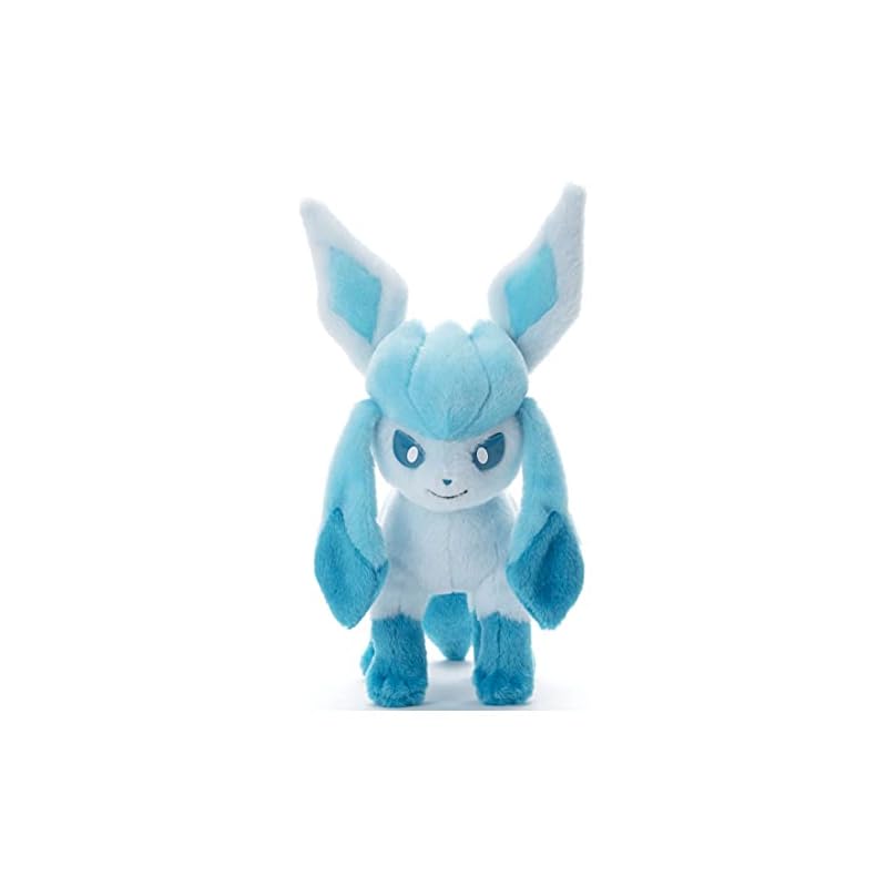Takara Tomy Arts Pokémon I Choose You! Plush Toy Glaceon, Approx. 22cm Wide