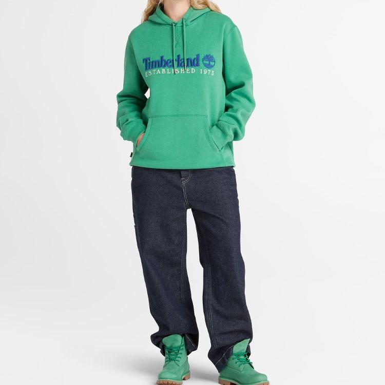 Timberland 50th Anniversary Drawstring Hoodie 'Green' Unisex A2E2C-ED3