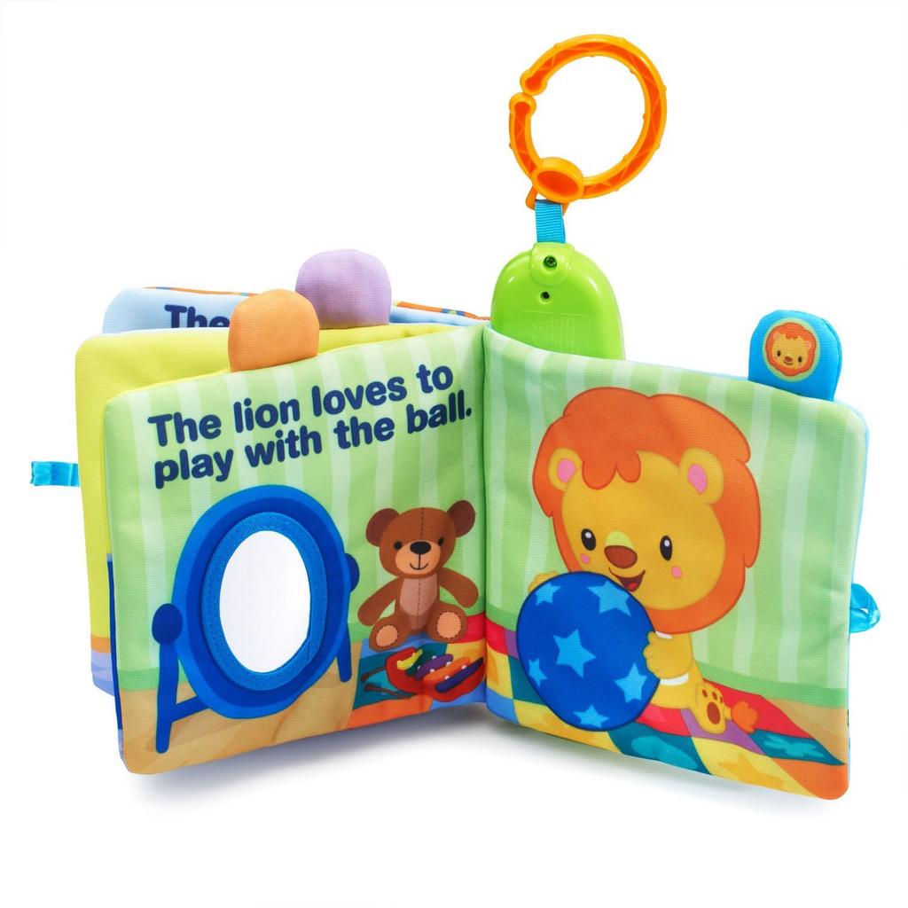 VTech Baby Peek and Play Baby a Cloth Picture Book with Sounds for Book, Babies.