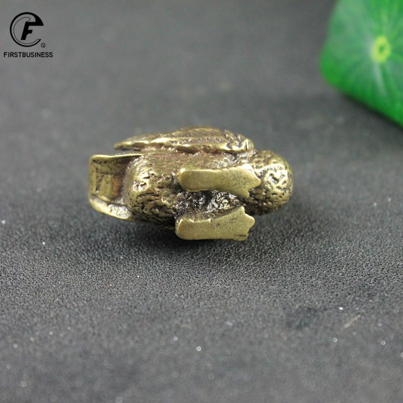 Brass Animal Small Mandarin Duck Figurines Ornaments Handmade Copper Crafts Duck Pet Home Decor Accessories Desk Decorations