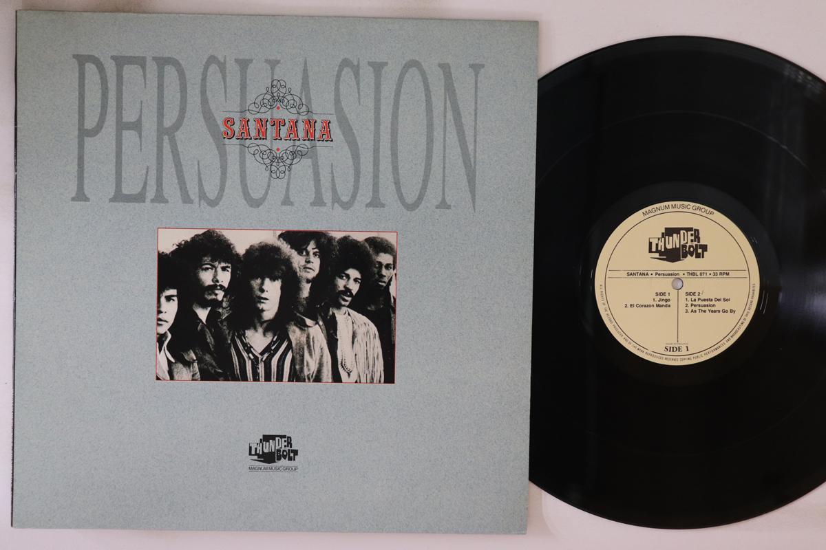 

LP Record SANTANA Persuasion THBL071 THUNDERBOLT 1989 UK Rock Used